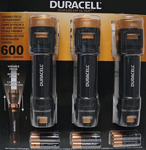 Duracell Durabeam Ultra LED фенерче 600 лумени 3 брои
