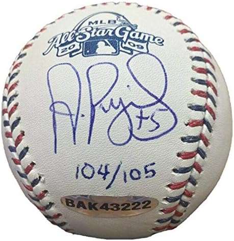 Алберт Пујолс Сент Луис Кардиналс 2009 UDA/MLB потпишан бејзбол Ол -Starвезда 104/105 - Автограмски бејзбол