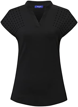 Мојдан женски голф поло маици со лесна влага за губење на тениски маици со атлетски маици