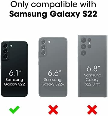Случај на бранител Компатибилен Со Случајот Samsung Galaxy S22 Црно