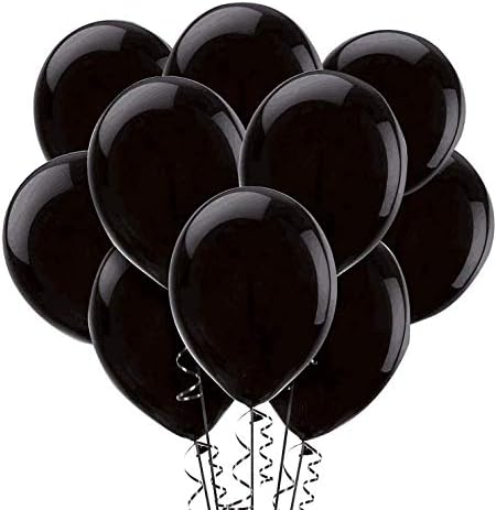 Црни Балони, 100-Пакет, 12-Инчен, Латекс Балони