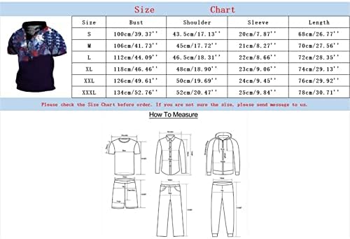 Машка Фолија Топ Машка Мода Ден На Независноста Знаме На Личноста Печатени Копчиња Јака Маица Кошула Ноќни Кошули за