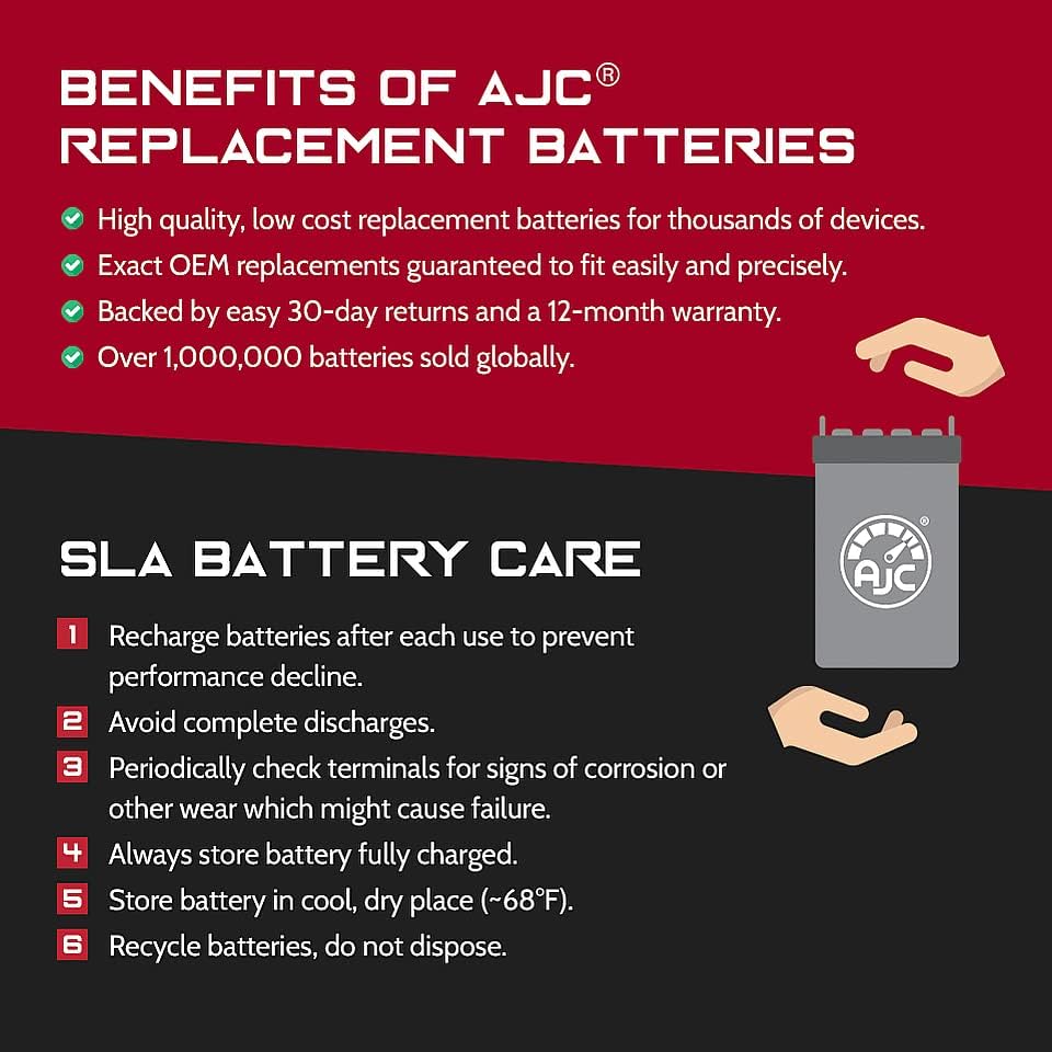 AJC Батерија Компатибилна Со САЈБЕР Моќност UP1200 12v 7Ah UPS Батерија