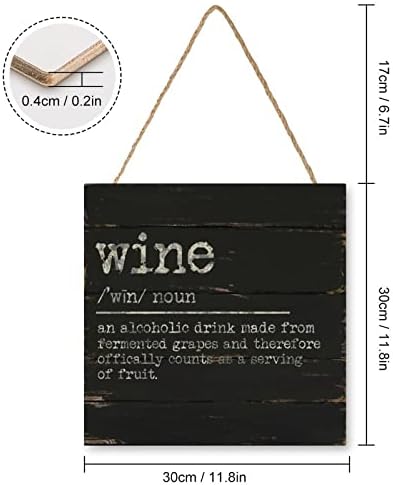 Дефиниција на вино со вино од дрво, смешен збор, значење подарок фарма куќа wallид декор речник што значи дрвена wallидна уметност