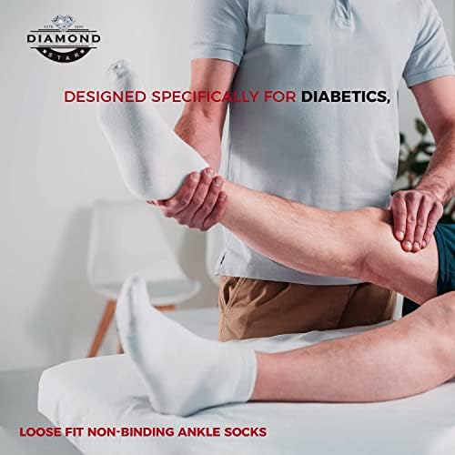 Дијабетични чорапи за глуждот, необврзувачки циркулаторски лекар одобрени перничиња од памук четвртина чорапи за жени на жени