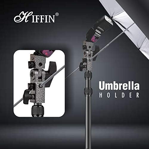 Заграда за чадор Хифин Про С1 Тешка мала тежина, светлосен светло 2 држач за чадор Б држач за заграда Брзина во црна боја