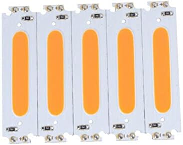 10 парчиња метал 10x 60 * 15mm 2W LED LED квадратна лента за светло ламба чип DIY DC 12V -