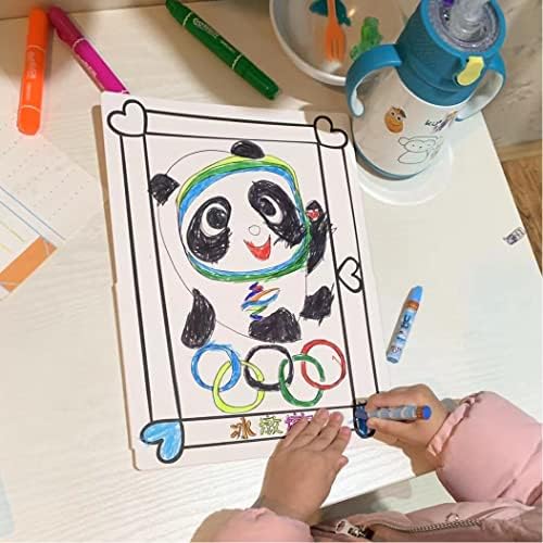 Цртање картон со уметничка рамка за деца, приказ на слика за биро, пишување табла со држач за штанд