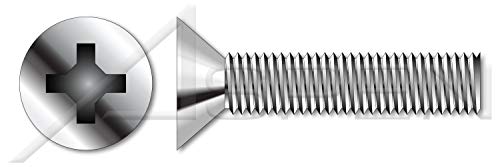 M6-1.0 x 30mm, DIN 965 / ISO 7046, метрички, машински завртки, рамен погон на Филипс, целосна нишка, А2 не'рѓосувачки челик