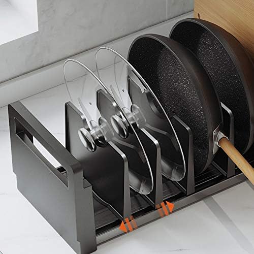 CXDTBH тенџере капачиња за решетки и табла за сечење на капакот на капакот за складирање на кујната за складирање на решетки со алатки за кујнски