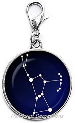 HandcraftDecorations orion constellation стакло јастог затворач.night Sky Zipper Pull.stars, астрономија, вселенски накит, роденденски