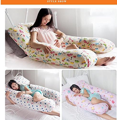 Lztet бремена перница удобност u Перница за поддршка на телото Поддршка за медицинска сестра за бременост Перница со отстранлив капак, Е-1459020цм