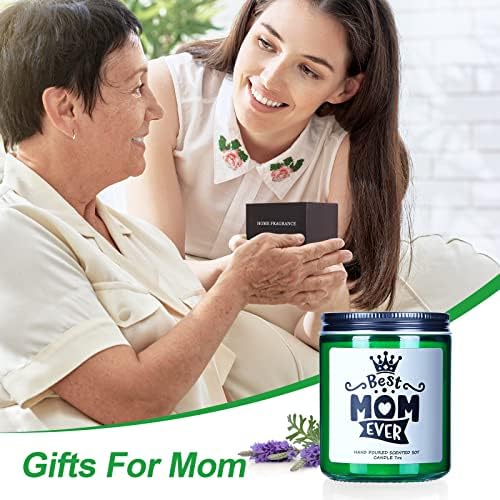 Подароци за мајка од ќерка, син - смешна мајка роденденски подароци од ќерка, најдобра мајка зелена тегла+биди kindубезна бела тегла