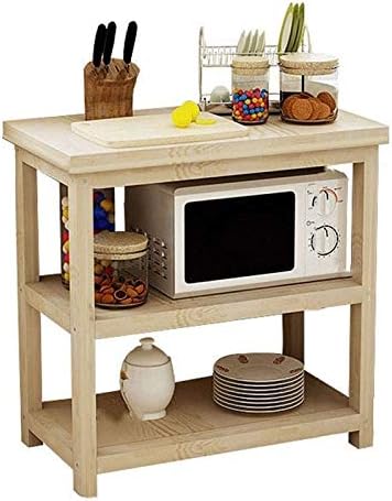 UXZDX дрвена кујна полица, полица за зачини, полица за кујна за домаќинства, затворен материјал