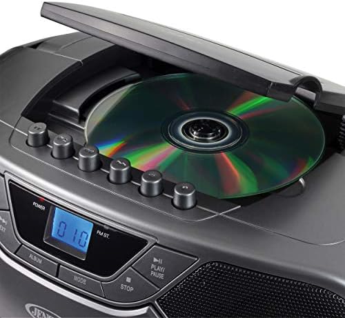 CD-590-GR CD-590-GR CD-590 1-WATT Portable Stereo CD и Cassette Player/Recorder со AM/FM радио и Bluetooth