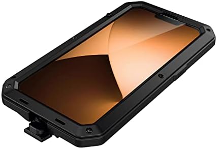Iphone 14 Pro Max Случај, Markey 360 Целосно Тело Заштитен Капак Тешки Удар Отпорен [Цврст Оклоп] Алуминиумска Легура Метал Случај