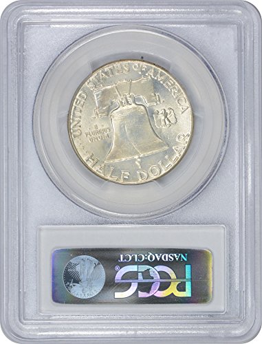 1963-П Френклин Половина Долар, МС65, ПЦГ
