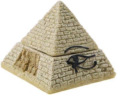 Песочник Античка Египетска Пирамида Око На Хорус Кутија За Накит Со Шарки Креативна Декорација Кутија За Контејнери За Складирање