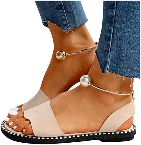 Папучи за жени 2023 година летни модни сандали со модни модни отвори за пети Флип Флопс слајдови Слингбек цврста плажа рамна сандала