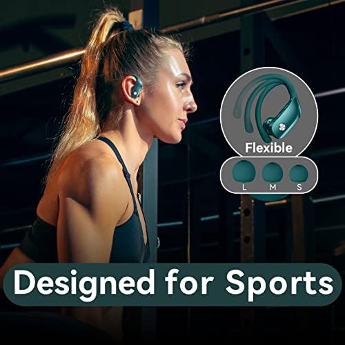 Безжични Слушалки За Уши Bluetooth Слушалки 48 часа Репродуцираат Спортски Слушалки Со LED Дисплеј Преку Ушни Пупки Со Вградени Слушалки