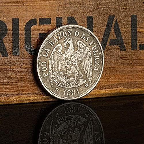 1881 Мексикански Орел Океан Сребрен Долар Странска Монета Античка Сребрена Тркалезна Европска И Американска Колекција Сребрени Монети