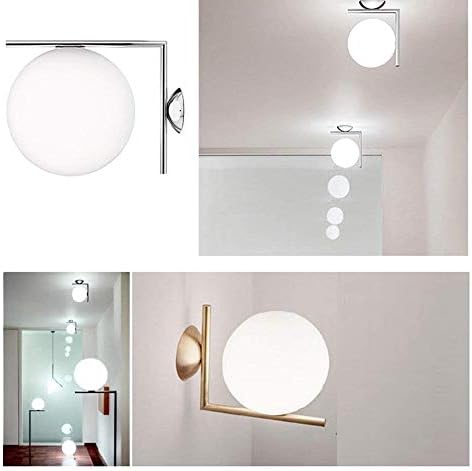 Wallидна ламба wszjj - wallидна светлина гроздобер wallид Сконус, бања суета осветлување погодно за дневна соба