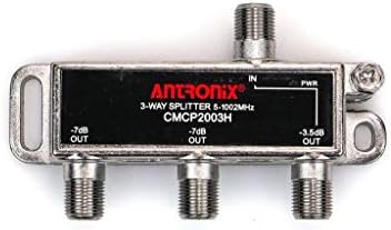 3 -насочен пакет Antronix CMC2003H -хоризонтален сплитер -3,5 порта и -7DB 5-1002 MHz со високи перформанси со високи перформанси Квалитет за Coax Cable TV & Internet Factory Запечатен со завртки