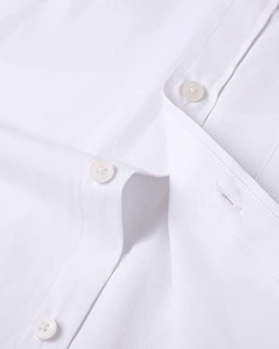 Копчиња со долга кошула на Алименс и нежна машка кошула со долги ракави со џеб со џеб
