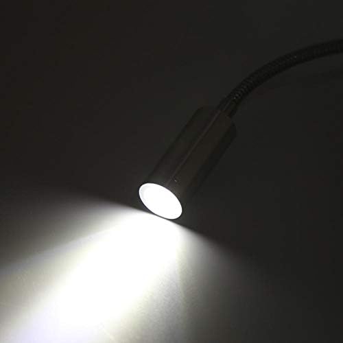 riuty Gooseneck Читање Светло, LED Ѕид Светилка Ѕид Sconce Читање Светло Со Прекинувач За Внатрешна Спална Соба Дневна Соба Лампе бет
