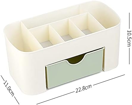 N/a 1pc 3 Боја Преносни Десктоп Кутија За Складирање Пластични Ножици Организатор Накит лак За нокти Четки За Шминка Комплет Контејнер Алатка