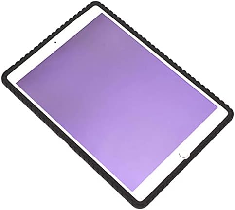 Вемор iPad 10.2 Во капакот на силиконски задниот дел, анти -лизгање гума заштитен кожа мек браник за Apple iPad 9 -ти/8 -ми/7 -ми генерал,