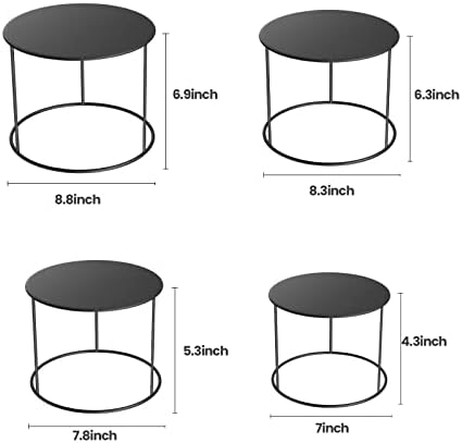 СИЛИНТИЦИЈА МЕТАЛ МАЛЕН РАБОТНИ СТАНД 4 Пакувања за тешки садови за растителни садови со повеќе висина на столицата стол