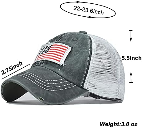 Nogewul Висока конска опашка капа за бејзбол за жени прилагодлива тато камионџија мрежа капа
