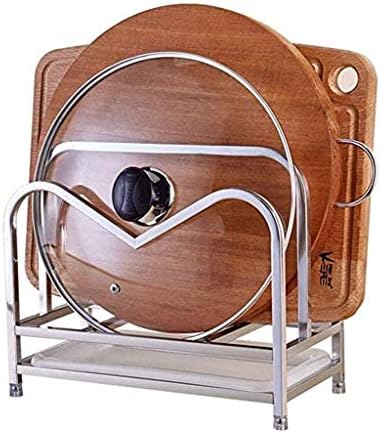 ГАНФАНЕР Не'рѓосувачки челик сечење табла за тенџере ， прибор за складирање на бања за сушење, држач за прибор за готвење во кујна за