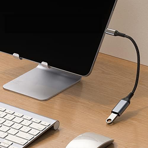 Додатоци за лаптоп за лаптоп USB Cable Mobestech 2PCS Телефонски лаптоп тип-C USB до C USB- машко машко USB-C таблет Тип на таблети-