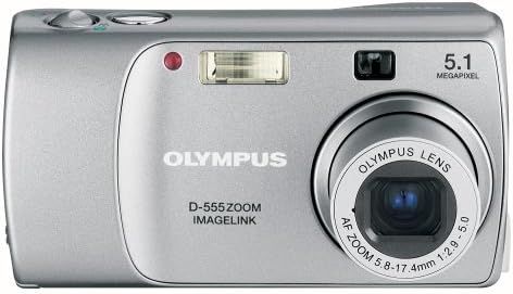 Дигитална камера Olympus D555 5MP со 2,8X оптички зум и пакет на печатач за фотографии ILP-100
