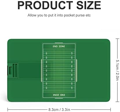 Американско Фудбалско Игралиште КРЕДИТНА Картичка USB Флеш Персонализирана Меморија Стап Клуч За Складирање Диск 32G