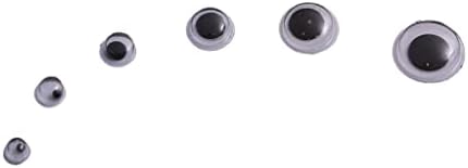 Ziytex 700pcs Googly Eye самолепливи занаети за белешки кои се движат очи кои се движат очи за играчка за кукли