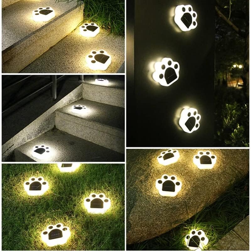 JYDQM Solar LED wallидни светла на отворено водоотпорни стапалки светло за балконска патека градина дома декор за тревник закопани ламби