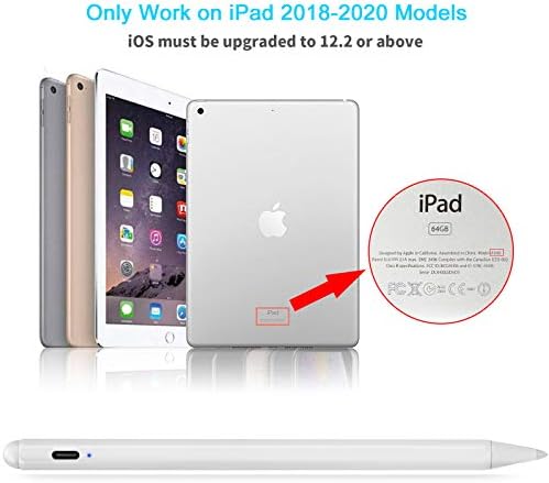 2022 iPad Pro 11 Молив За Игла со Отфрлање На Дланка, Активно Игла Дигитално Пенкало Тип-C Полнење со Молив Со Врв од 1,0 мм За apple 2022