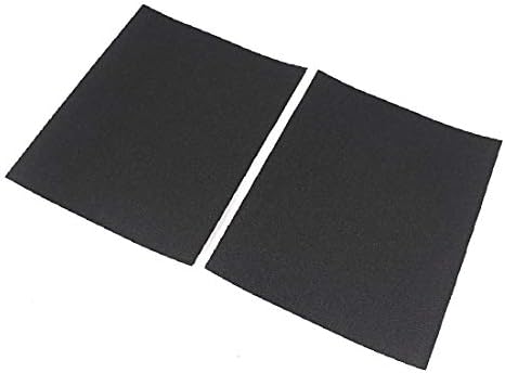 X-Gree 275mm x 230mm 120 Grit алуминиум оксид правоаголен пескачки листови 2 парчиња (Hojas de lija Rectangulares de óxido de aluminio