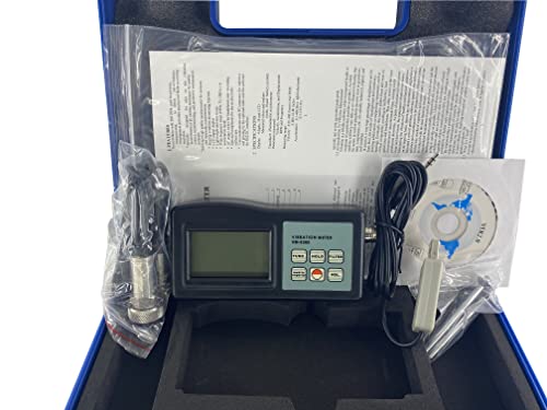 CNYST дигитален тестер за вибрации на вибрации со мерач на мерачи со RS-232C и софтвер 3 Параметри за забрзување на забрзувањето на брзината