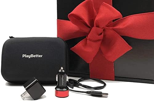 PlayBetter Garmin vivosmart 5 Фитнес Тракер Подарок Кутија Пакет Автомобил/Ѕид Адаптери &засилувач; Заштитни Хард Случај-Срцева Футрола Монитор