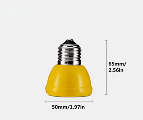 Qixivcom 4-пакет 50W мини керамички топлински ламба керамичка топлина емитер на влекачи на топлински сијалички инфрацрвени ламби за грејач на