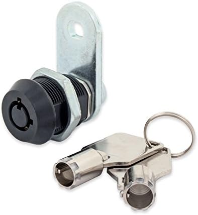 Fjm Безбедност 2400as-BLK-KD Тубуларна Камера Заклучување со 5/8 Цилиндар И Црна Завршница, Клуч Различни