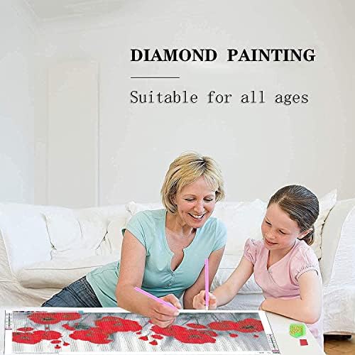Tiwabb 5d големи комплети за сликање со дијаманти, комплети за сликање со дијаманти за возрасни за возрасни деца DIY дијамантски