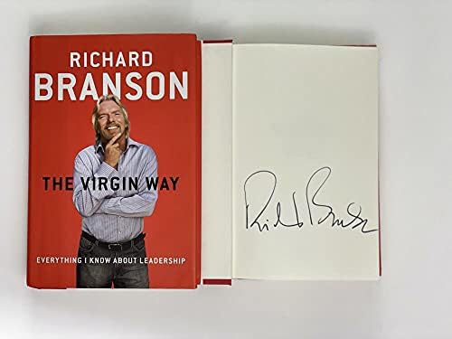 Ричард Бренсон ја потпиша книгата за автограм „The Virgin Way“ - Вирџин Галактиќ, Вирџин Груп, Вирџин Рекордс милијардер