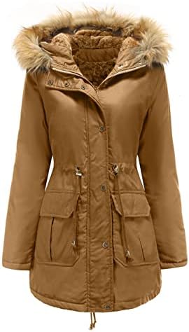 NDVYXX 2022 Зимски модни палта за жени топли капути Обични нејасни руно Шерпа јакни дуксери плус големина кадифни врвови