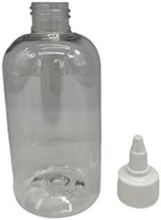 Природни фарми 8 мл чисти пластични шишиња во Бостон -12 Пакуваат празни шише за полнење - БПА бесплатно - есенцијални масла - ароматерапија | Белиот пресврт на врвнит?