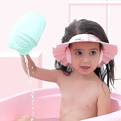 Бебе туш капа за капаче за бања за бања прилагодлива капа за шампон капа со водоотпорно капаче за бања со заштита од уво безбеден туш